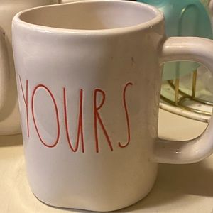 RAE DUNN- Yours and Mine mugs (set)